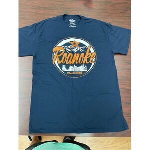Roanoke Virginia Gildan DryBlend Navy Short Sleeve Tee
